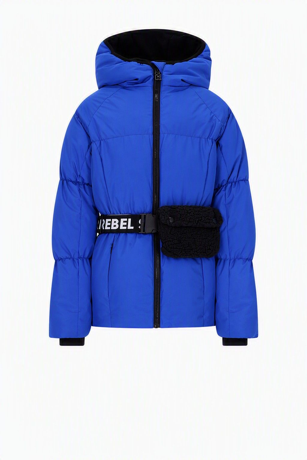 Super Rebel PUFF Krakka Skíðaúlpa með belti Fluo Kobalt