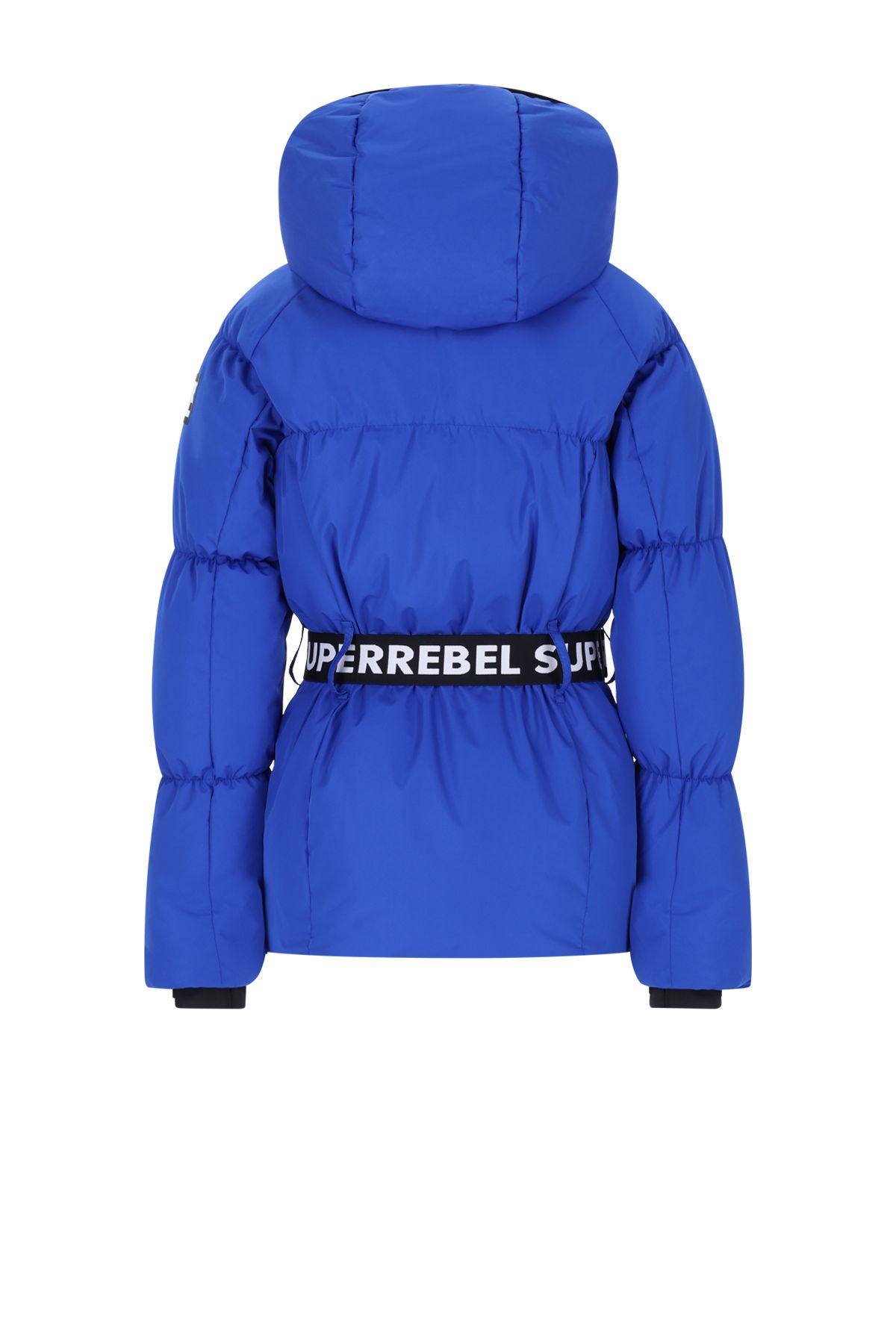Super Rebel PUFF Krakka Skíðaúlpa með belti Fluo Kobalt - Image 2