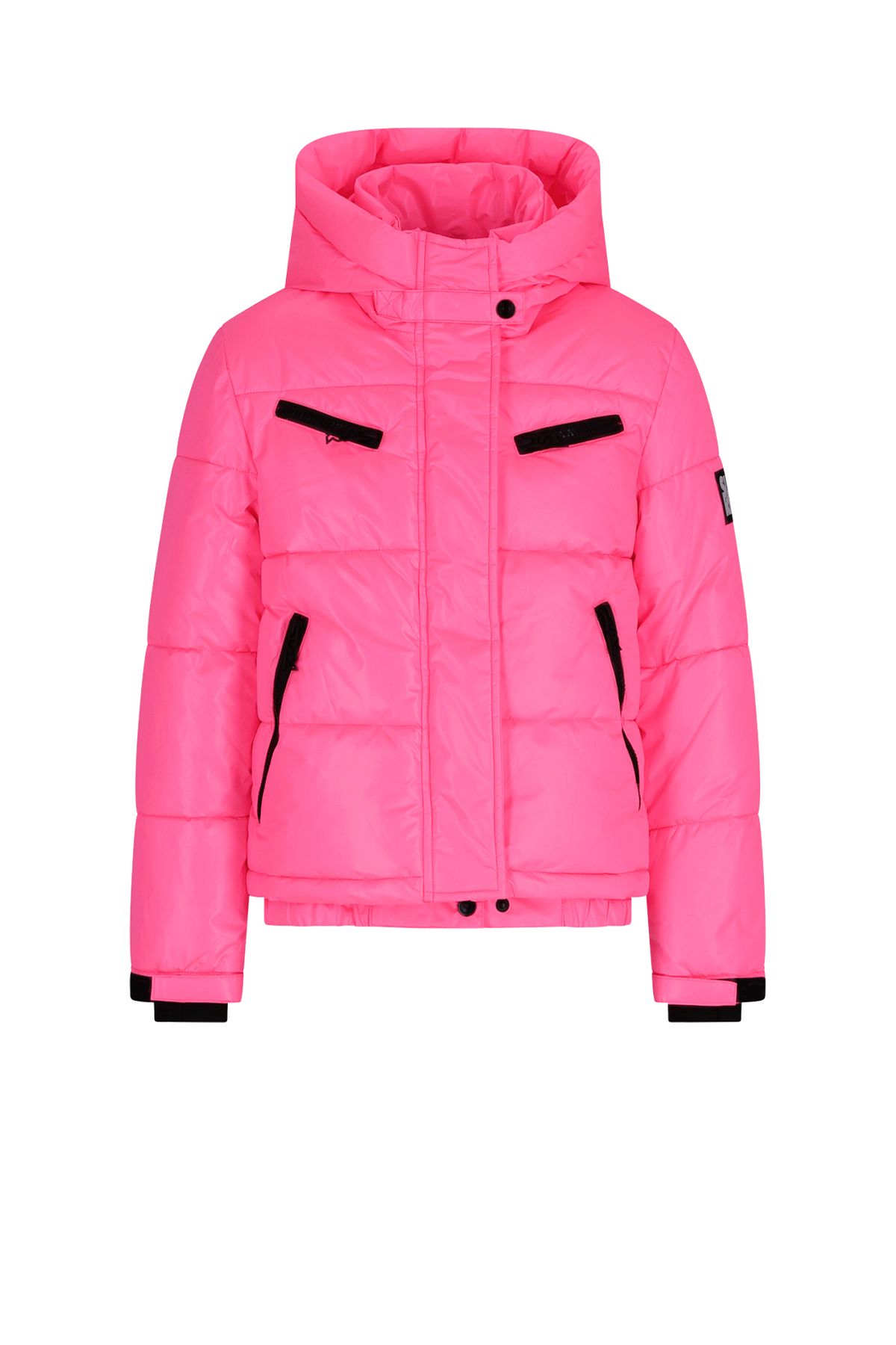 Super Rebel SPICY Krakka Skíða Úlpa Metallic Fluo Pink