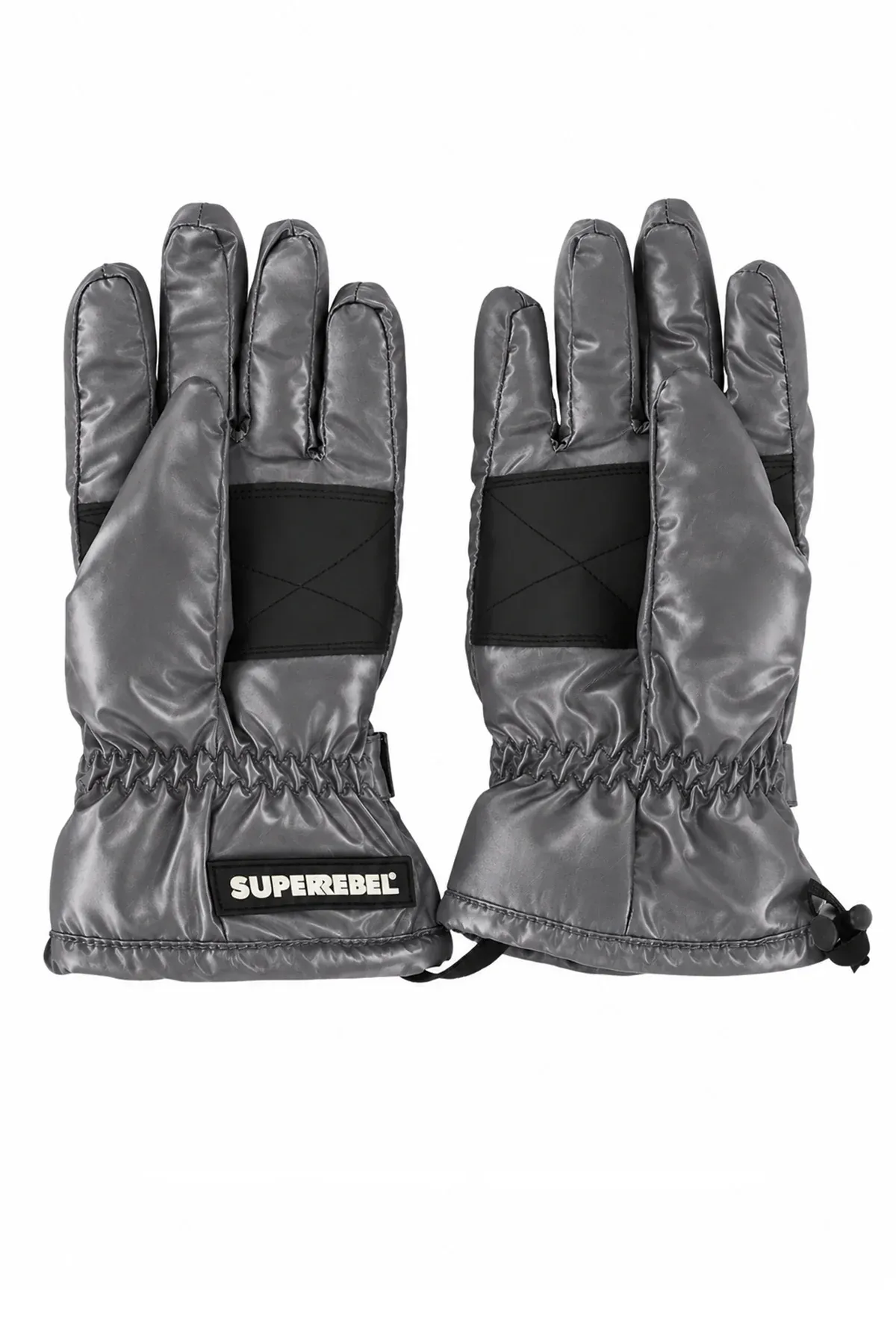 Super Rebel NUTZ Krakka Skíðahanskar Gun Metal - Image 2